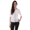 ANTHOLOGIA - CAMISA CREPE COM VIVO COLOR - BRANCO