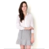 ANTHOLOGIA - CAMISA CREPE M/L GOLA E PUNHO BORDADO - BRANCO
