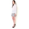 ANTHOLOGIA - CAMISA CREPE M/L GOLA E PUNHO BORDADO - BRANCO