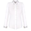 ANTHOLOGIA - CAMISA CREPE M/L GOLA E PUNHO BORDADO - BRANCO