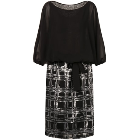 ANTHOLOGIA - VESTIDO BLUSADO BORDADO PAETÊS - PRETO ANTHOLOGIA - VESTIDO BLUSADO BORDADO PAETÊS - PRETO