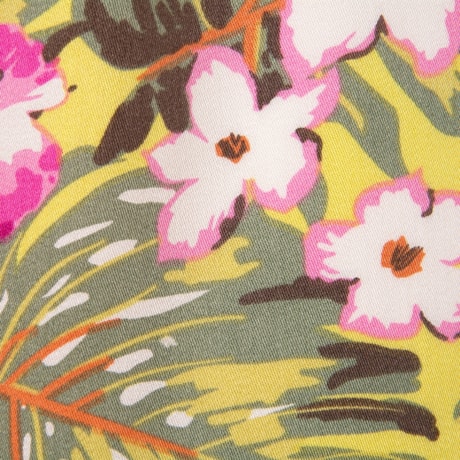 ANTHOLOGIA - VESTIDO BLUSADO ESTAMPADO COM BOLSOS SEM MANGAS - AMARELO ANTHOLOGIA - VESTIDO BLUSADO ESTAMPADO COM BOLSOS SEM MANGAS - AMARELO
