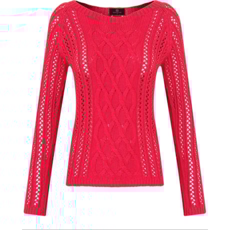 BANANA CAFE - BLUSA TRICOT DEC CANOA M/L - GOIABA BANANA CAFE - BLUSA TRICOT DEC CANOA M/L - GOIABA