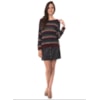 BANANA CAFÉ - BLUSA TRICOT MIX FIOS COM PAETÊ - CRU