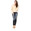 BANANA CAFE - BLUSA TRICOT V TRANÇAS 100% ALGODAO - CRU