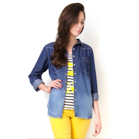 BANANA CAFE - CAMISA JEANS DEGRADE - JEANS