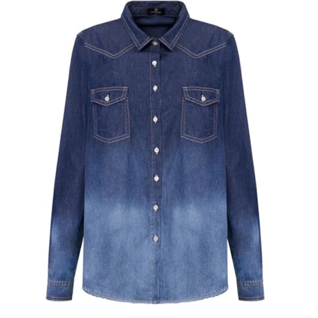 BANANA CAFE - CAMISA JEANS DEGRADE - JEANS