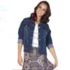 BANANA CAFÉ - JAQUETA JEANS BORDADO ÉTNICO - JEANS