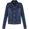 BANANA CAFÉ - JAQUETA JEANS BORDADO ÉTNICO - JEANS