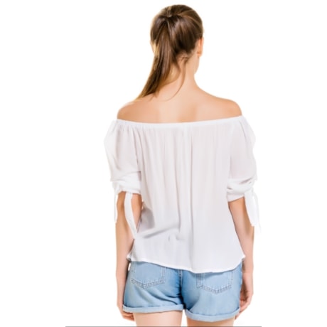 BATA CIGANINHA CAPITOLLIUM MANGA PONTAS - BRANCO
