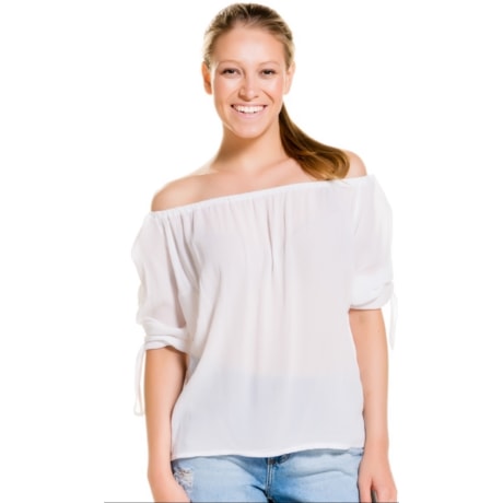 BATA CIGANINHA CAPITOLLIUM MANGA PONTAS - BRANCO