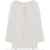 BATINHA COM BARRADO BORDADO - OFF WHITE