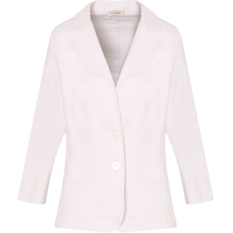 BLAZER M 3/4 SARJA C/ STRECH - BRANCO