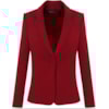 BLAZER MALHA FLAT C/ STRETCH - VERMELHO