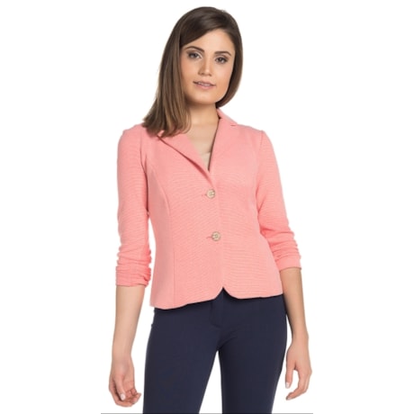 BLAZER MALHA TRIBECA DOIS BOTÕES - VERMELHO BLAZER MALHA TRIBECA DOIS BOTÕES - VERMELHO