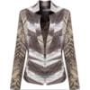 BLAZER RECORTES S/ BOTÕES - CINZA