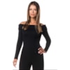 BLUSA ALPHORRIA MAXI GOLA DECOTE CANOA M/L - PRETO BLUSA ALPHORRIA MAXI GOLA DECOTE CANOA M/L - PRETO