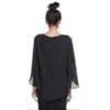 BLUSA AMBICIONE ABERTURA MANGA DETALHE METAL BUSTO - PRETO