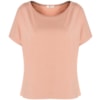 BLUSA AMPLA CAPITOLLIUM MALHA DE COTE CANOA - ROSÊ