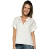 BLUSA AMPLA LINHO CAPITOLLIUM EXCLUSIVE - OFF WHITE