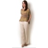 BLUSA AMPLA M/C ESTAMP. MULLET - VERDE