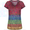 BLUSA ANIMAL PRINT COLOR - VERMELHO
