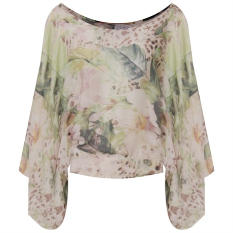 BLUSA BLUSÊ ESTAMPADA - FLORAL BLUSA BLUSÊ ESTAMPADA - FLORAL