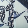 BLUSA BORDA BARROCA VISCOSE BOTÂNICA - AZUL