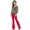 BLUSA CANTÃO LASTEX BUSTO DEC CIGANINHA ML - VERDE BLUSA CANTÃO LASTEX BUSTO DEC CIGANINHA ML - VERDE