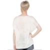 BLUSA CAPITOLLIUM AMPLA ESTAMPA PENAS - OFF WHITE