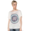 BLUSA CAPITOLLIUM AMPLA MANDALA ELEFANTE - OFF WHITE