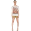 BLUSA CAPITOLLIUM AMPLA MANDALA TERRA - OFF WHITE