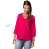 BLUSA CAPITOLLIUM EXCLUSIVE CREPE WHASHED DECOTE V PALA COSTAS - PINK