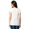 BLUSA CAPITOLLIUM EXCLUSIVE MAQUINETADA DECOTE U COM ABERTURA LATERAL - OFF WHITE