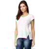 BLUSA CAPITOLLIUM EXCLUSIVE MAQUINETADA DECOTE U COM ABERTURA LATERAL - OFF WHITE