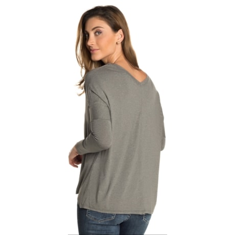 BLUSA CAPITOLLIUM EXCLUSIVE THAIS - CINZA