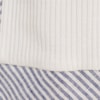 BLUSA CHOLET CANELADA MANGUINHA MIX LISTRAS - OFF WHITE