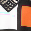 BLUSA CHOLET  ESTAMPADO DECOTE COM AVIAMENTO DEREZ FOLK XADREZ - OFF WHITE