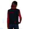 BLUSA CHOLET MALHA CANELADA GOLA ALTA BICOLOR - VINHO