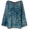 BLUSA CIGANINHA EM VISCOSE NATI - AZUL
