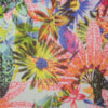 BLUSA CROPPED ALGODÃO FLORAL - VERDE ÁGUA
