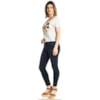 BLUSA CROPPED DZARM BE HAPPY - CINZA