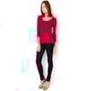 BLUSA DECOTE EM RENDA - CEREJA