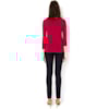 BLUSA DECOTE EM RENDA - CEREJA