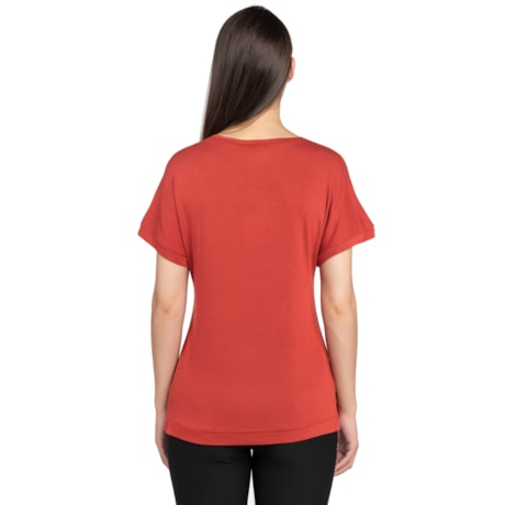 Blusa em Malha - Tangerine Blusa em Malha - Tangerine