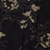 BLUSA EM RENDA COM DETALHES METALIZADOS FORRO EM MALHA - PRETO