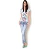 BLUSA JACARÉ M/C - VERDE ÁGUA