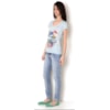 BLUSA JACARÉ M/C - VERDE ÁGUA