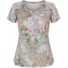BLUSA JERSEY ANIMAL FLOWER - VERDE