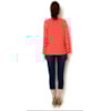 BLUSA LEVE SINO RAGLAN MIX ESTAMPA POIS E PETIT POIS - VERMELHO